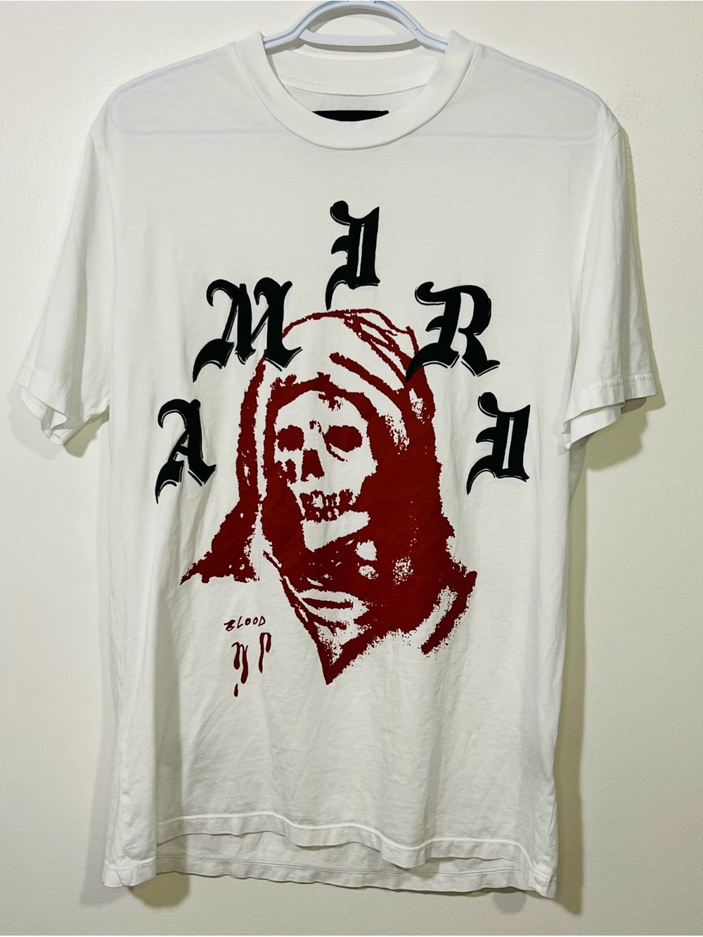 Amiri Wes Lang White and Red Solar Kings T-Shirt